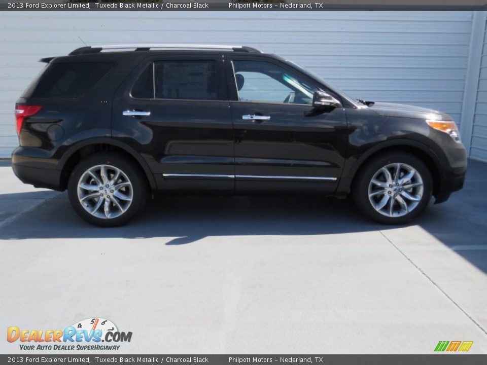 2013 Ford Explorer Limited Tuxedo Black Metallic / Charcoal Black Photo #2