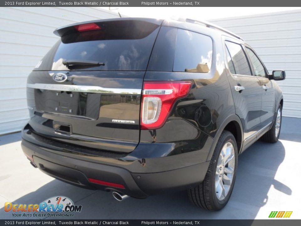 2013 Ford Explorer Limited Tuxedo Black Metallic / Charcoal Black Photo #3