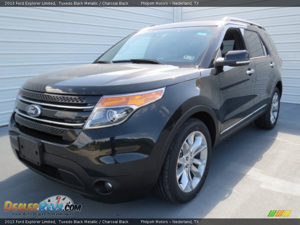 2013 Ford Explorer Limited Tuxedo Black Metallic / Charcoal Black Photo #6