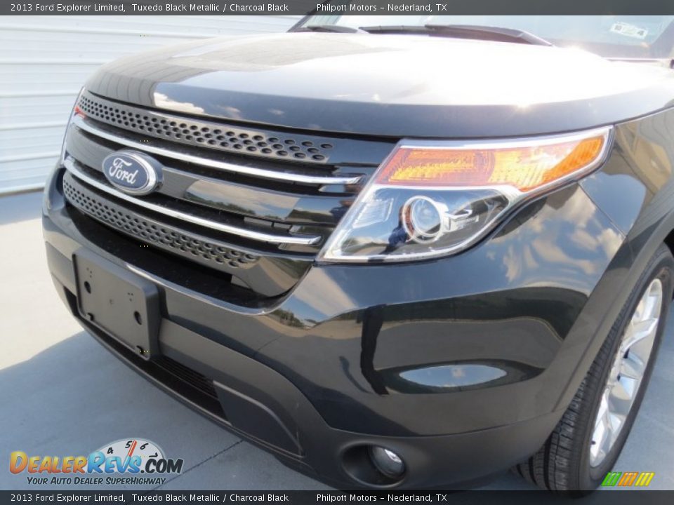 2013 Ford Explorer Limited Tuxedo Black Metallic / Charcoal Black Photo #9