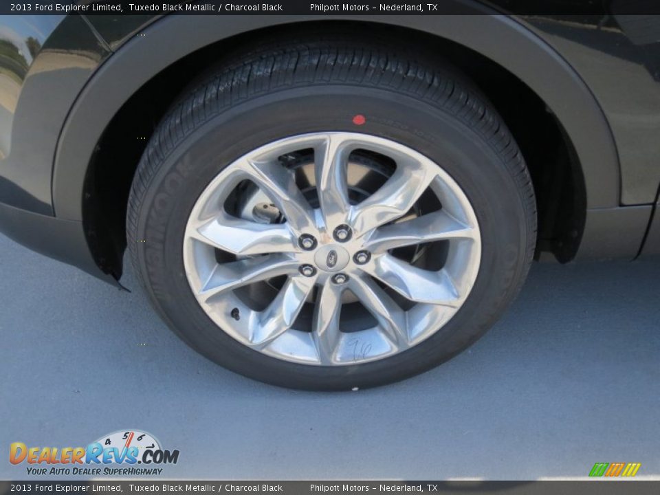 2013 Ford Explorer Limited Tuxedo Black Metallic / Charcoal Black Photo #10