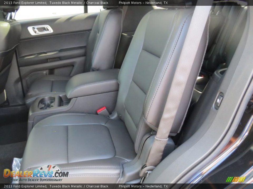 2013 Ford Explorer Limited Tuxedo Black Metallic / Charcoal Black Photo #21