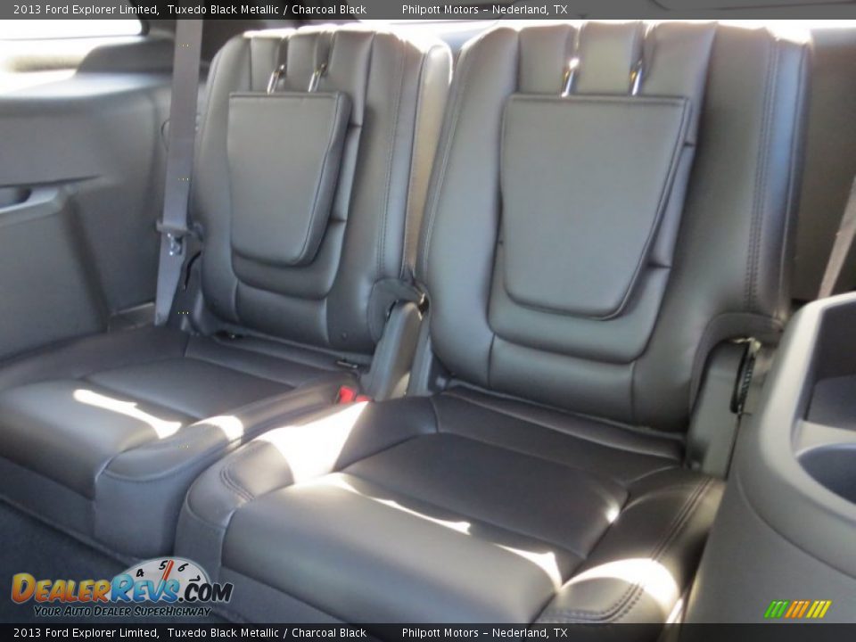 2013 Ford Explorer Limited Tuxedo Black Metallic / Charcoal Black Photo #22