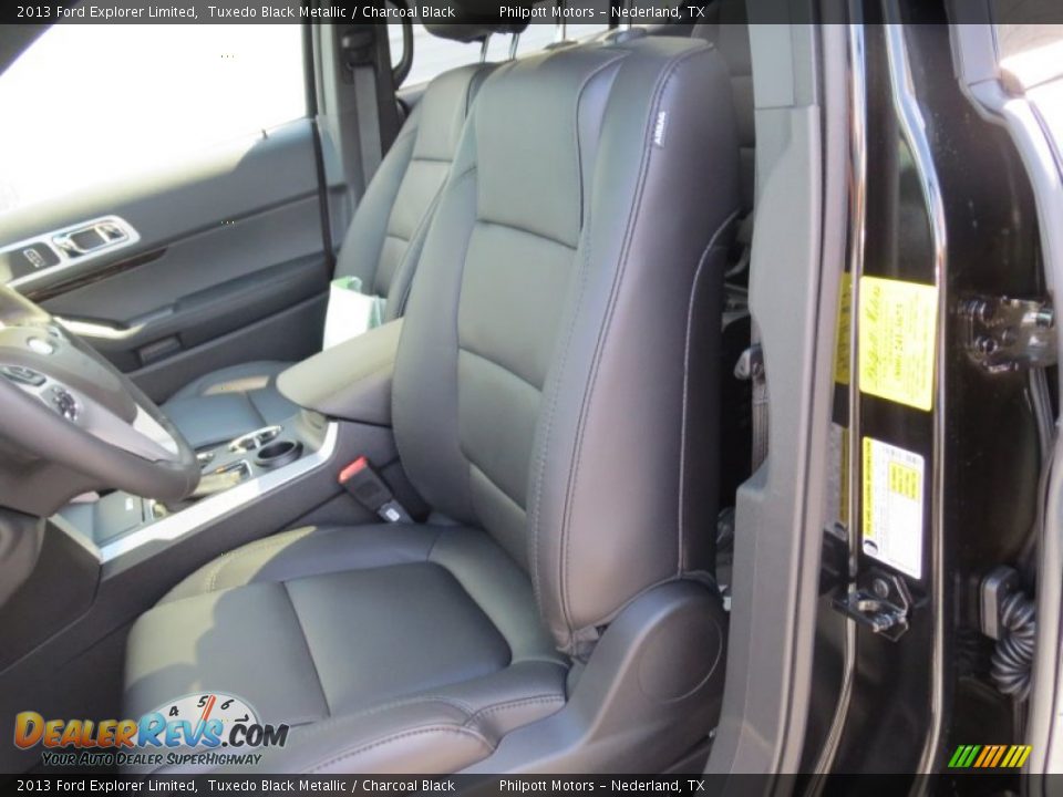 2013 Ford Explorer Limited Tuxedo Black Metallic / Charcoal Black Photo #24