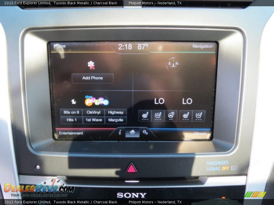 2013 Ford Explorer Limited Tuxedo Black Metallic / Charcoal Black Photo #29