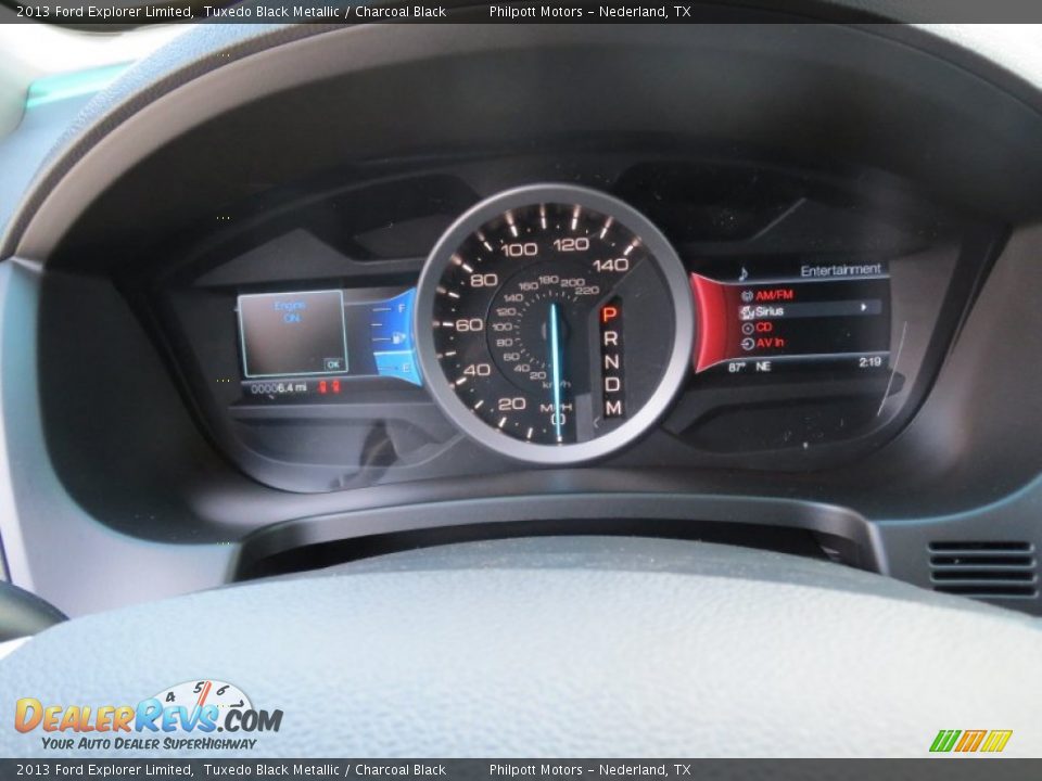 2013 Ford Explorer Limited Tuxedo Black Metallic / Charcoal Black Photo #34