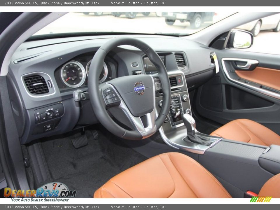 Beechwood Off Black Interior 2013 Volvo S60 T5 Photo 11