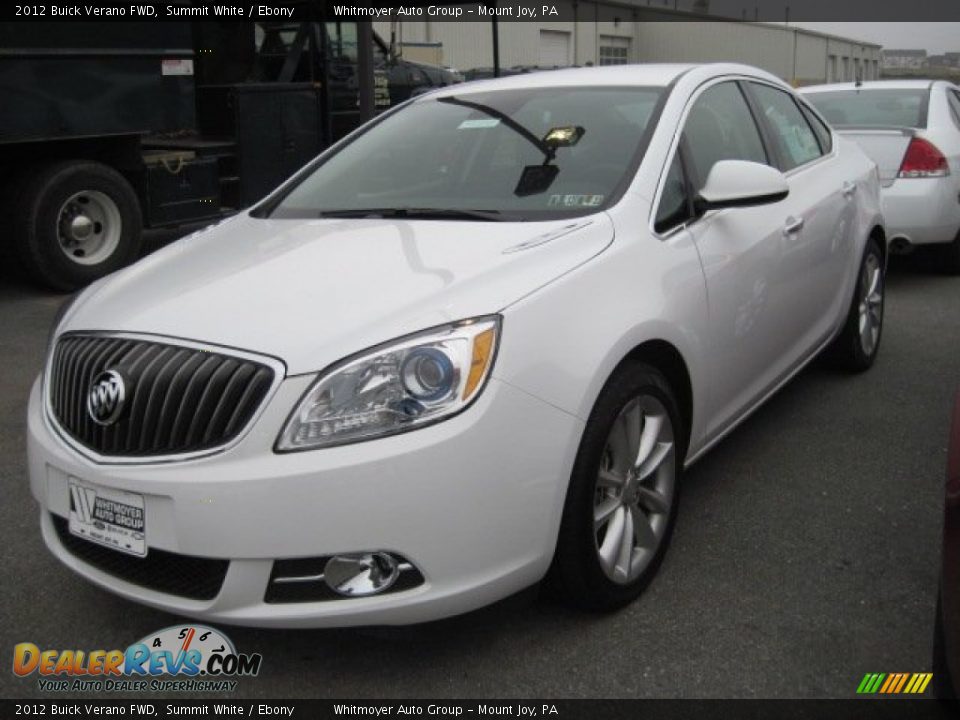 2012 Buick Verano FWD Summit White / Ebony Photo #2