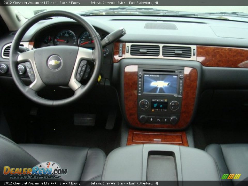 2012 Chevrolet Avalanche LTZ 4x4 Black / Ebony Photo #9