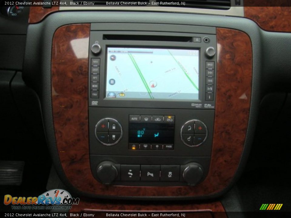 2012 Chevrolet Avalanche LTZ 4x4 Black / Ebony Photo #11