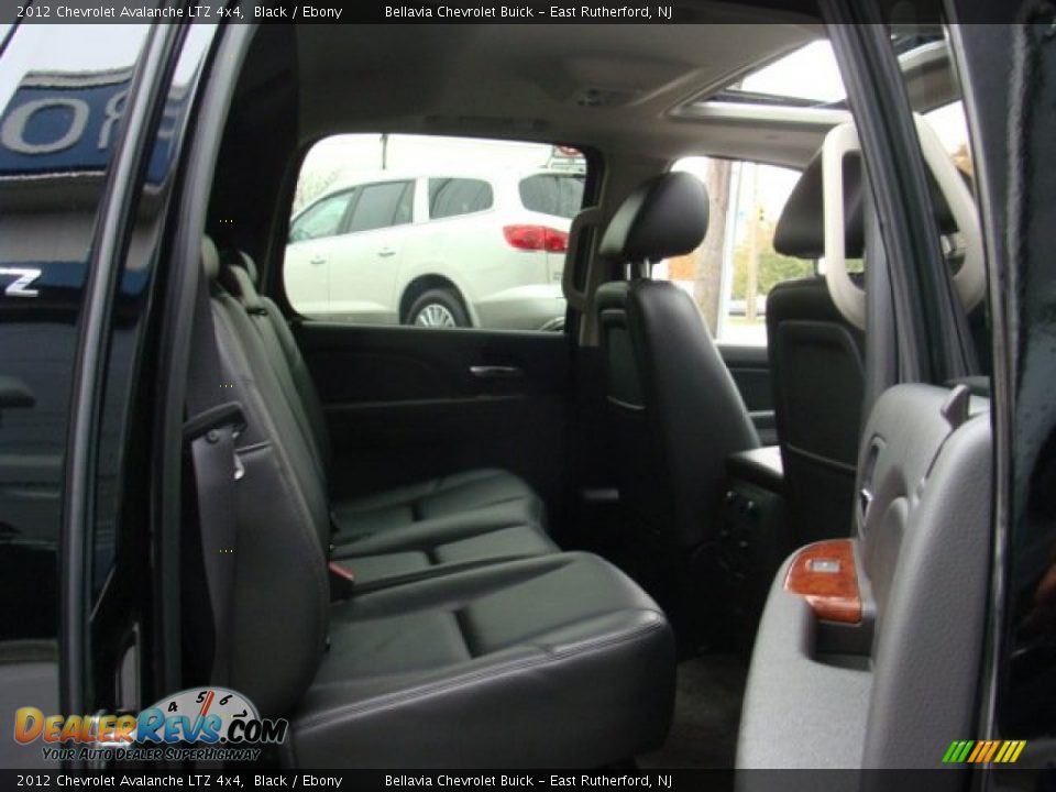 2012 Chevrolet Avalanche LTZ 4x4 Black / Ebony Photo #12