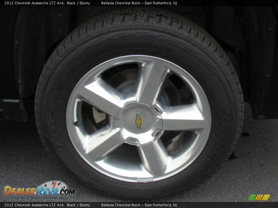 2012 Chevrolet Avalanche LTZ 4x4 Black / Ebony Photo #14