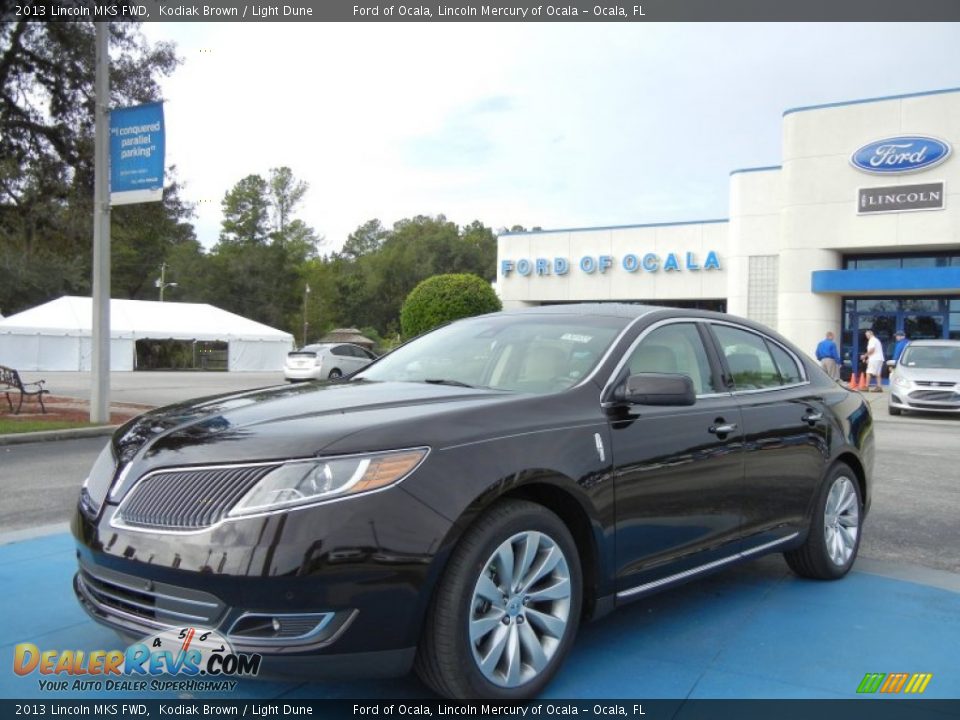 2013 Lincoln MKS FWD Kodiak Brown / Light Dune Photo #1