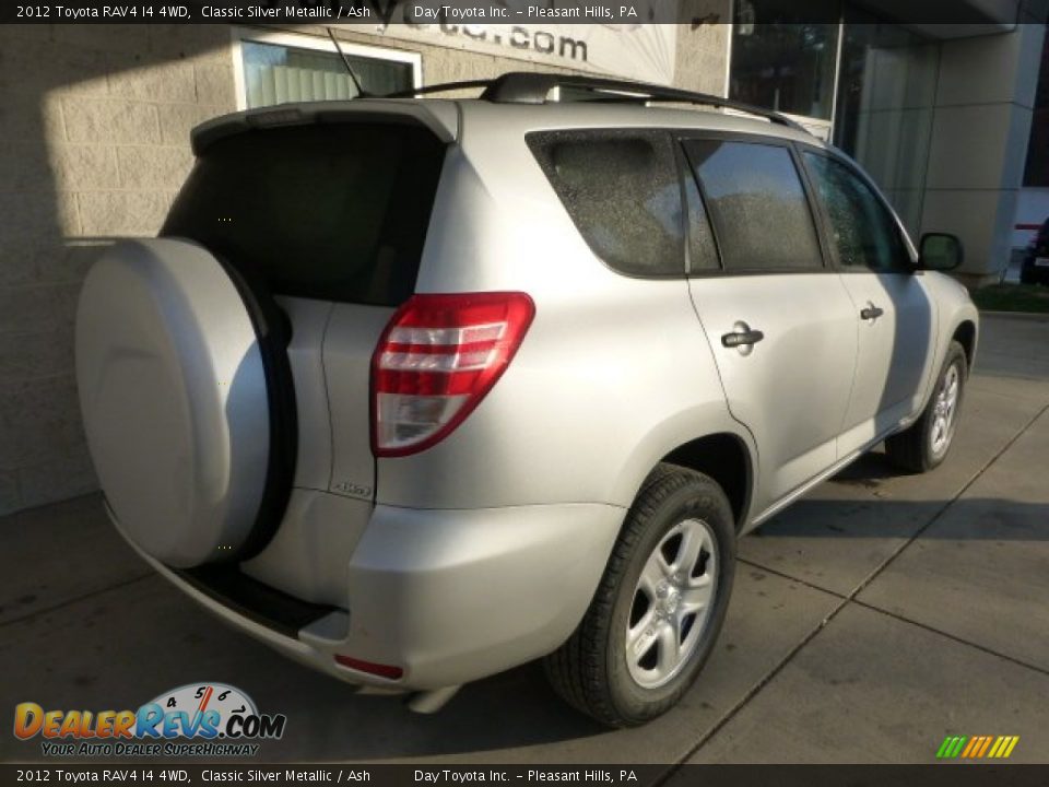2012 Toyota RAV4 I4 4WD Classic Silver Metallic / Ash Photo #2