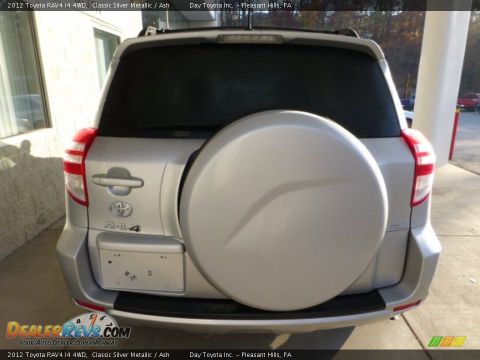 2012 Toyota RAV4 I4 4WD Classic Silver Metallic / Ash Photo #3