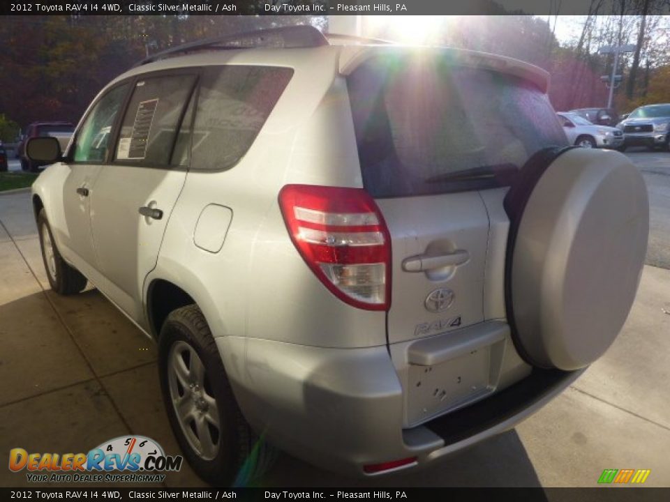 2012 Toyota RAV4 I4 4WD Classic Silver Metallic / Ash Photo #4