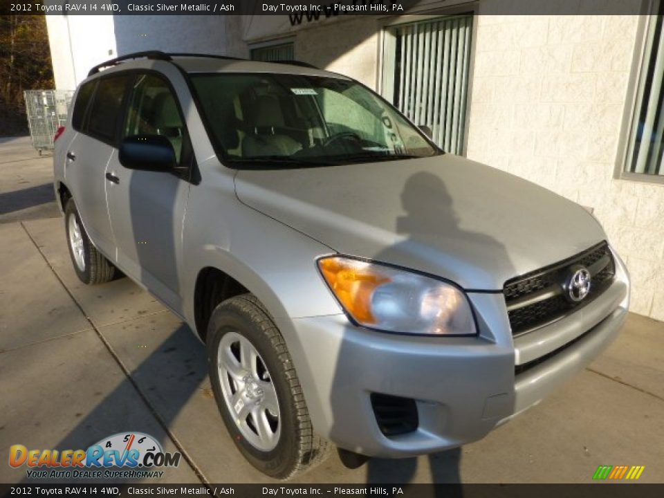 2012 Toyota RAV4 I4 4WD Classic Silver Metallic / Ash Photo #7