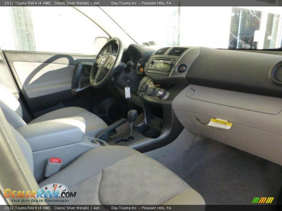 2012 Toyota RAV4 I4 4WD Classic Silver Metallic / Ash Photo #10