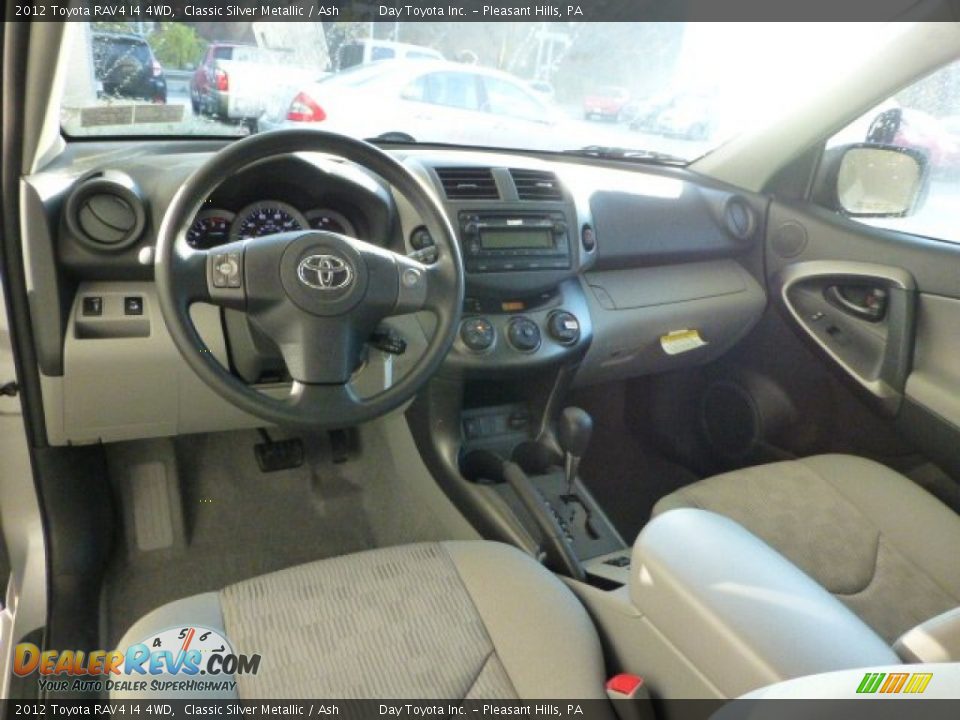 2012 Toyota RAV4 I4 4WD Classic Silver Metallic / Ash Photo #16