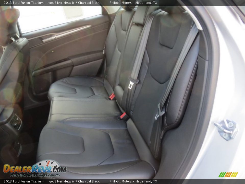 Rear Seat of 2013 Ford Fusion Titanium Photo #19