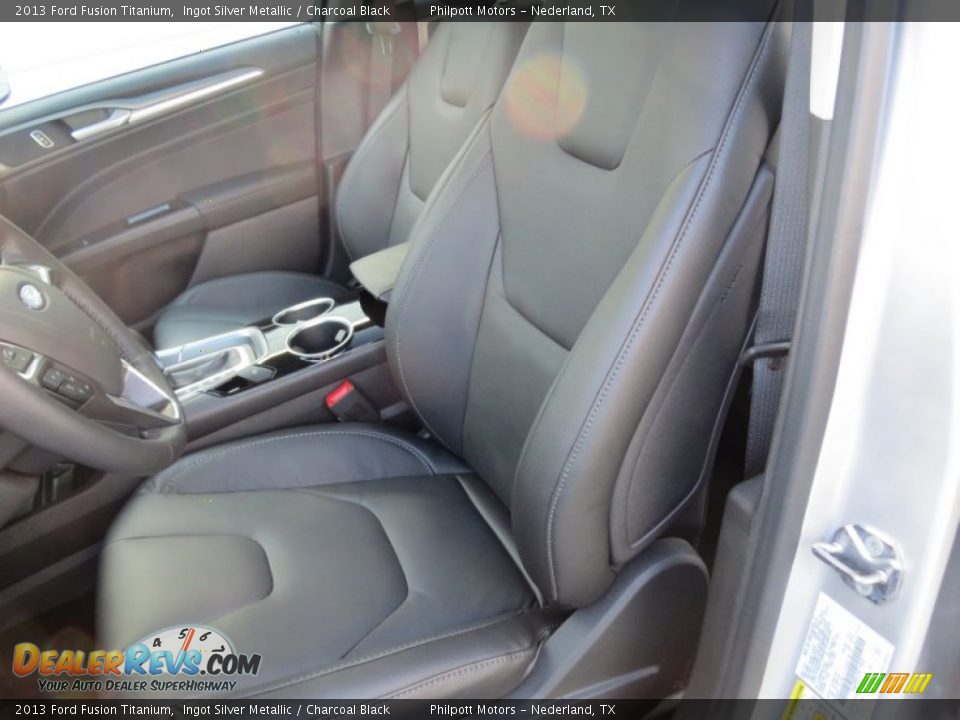 Front Seat of 2013 Ford Fusion Titanium Photo #21