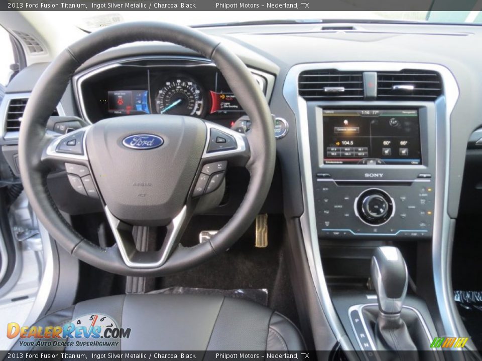 Dashboard of 2013 Ford Fusion Titanium Photo #24