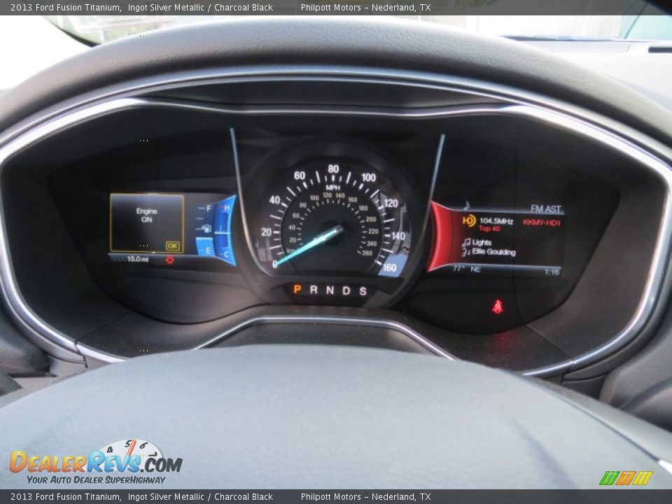 2013 Ford Fusion Titanium Gauges Photo #31