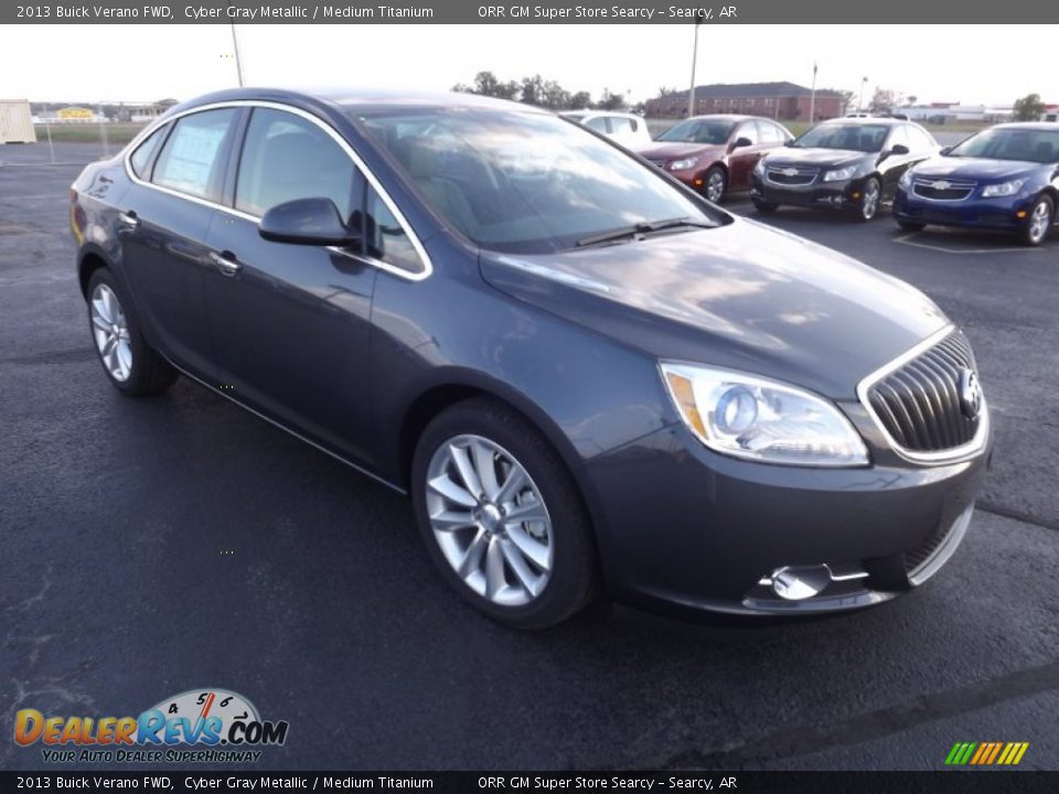 2013 Buick Verano FWD Cyber Gray Metallic / Medium Titanium Photo #3