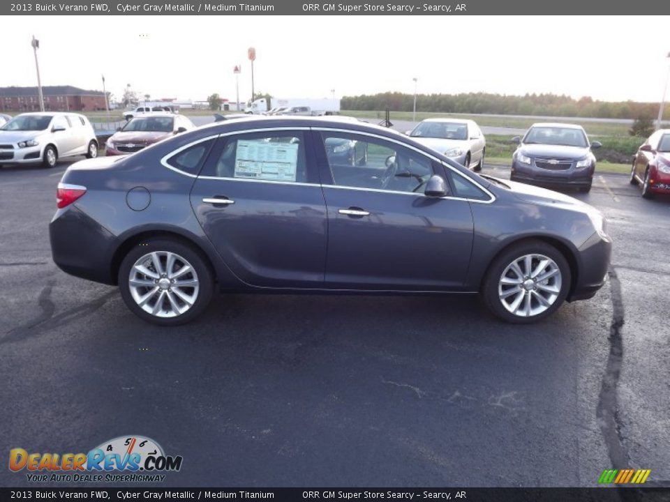 2013 Buick Verano FWD Cyber Gray Metallic / Medium Titanium Photo #4