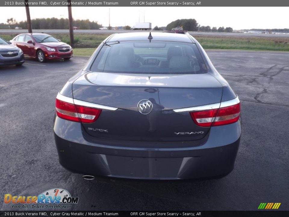 2013 Buick Verano FWD Cyber Gray Metallic / Medium Titanium Photo #6