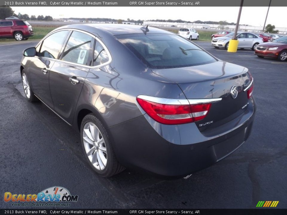 2013 Buick Verano FWD Cyber Gray Metallic / Medium Titanium Photo #7