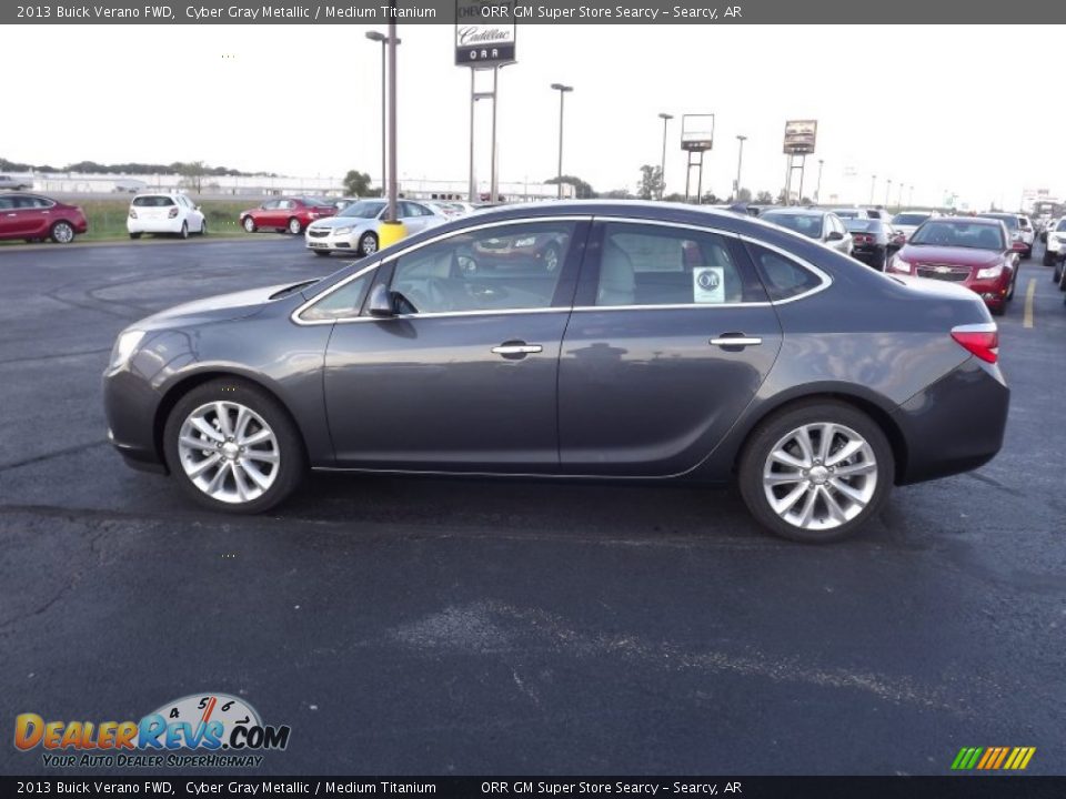 2013 Buick Verano FWD Cyber Gray Metallic / Medium Titanium Photo #8