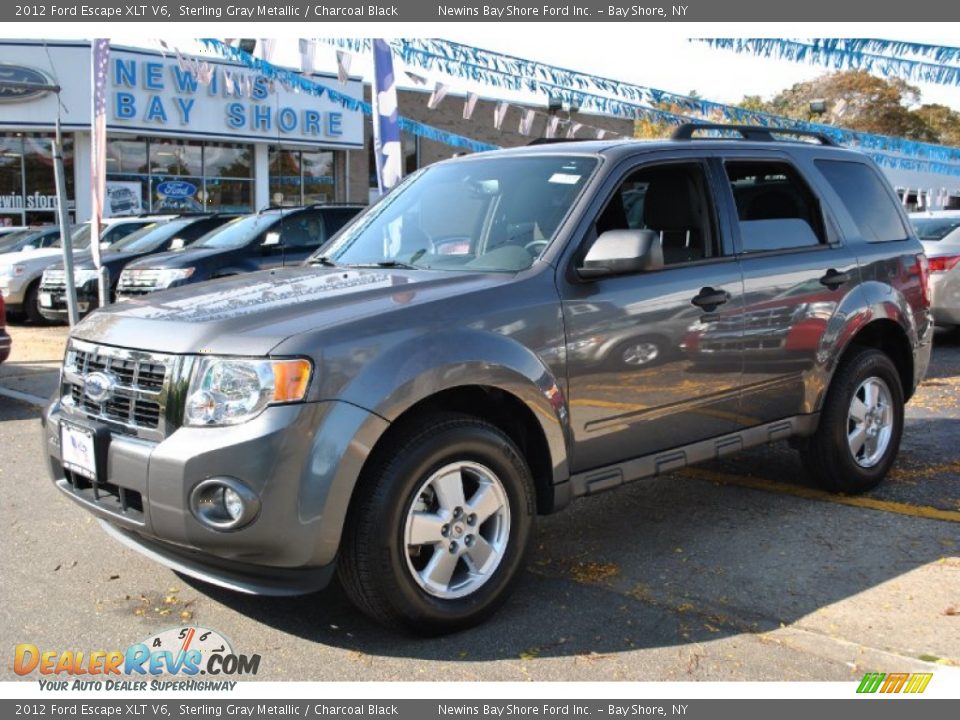 2012 Ford Escape XLT V6 Sterling Gray Metallic / Charcoal Black Photo #1