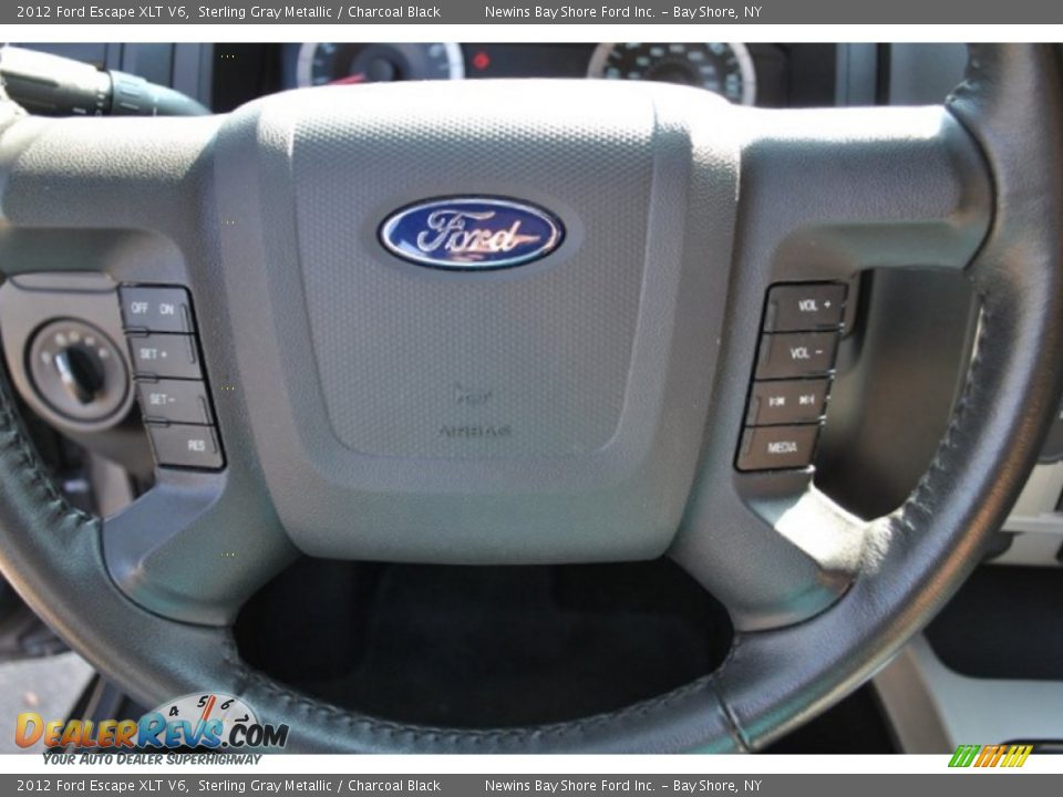 2012 Ford Escape XLT V6 Sterling Gray Metallic / Charcoal Black Photo #12