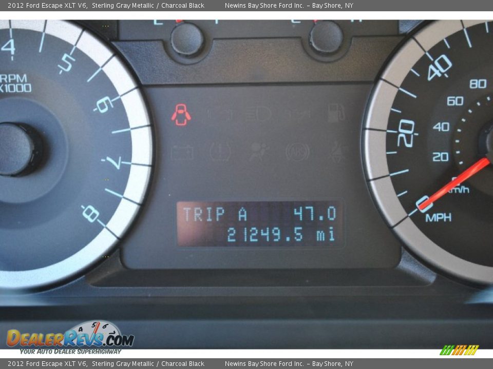 2012 Ford Escape XLT V6 Sterling Gray Metallic / Charcoal Black Photo #17