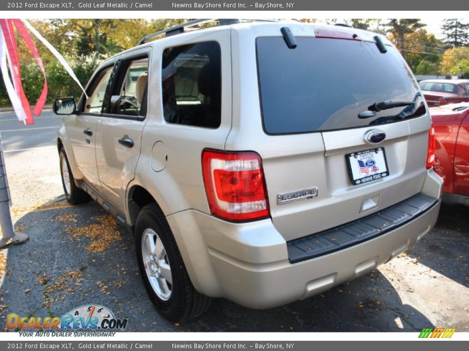 2012 Ford Escape XLT Gold Leaf Metallic / Camel Photo #3