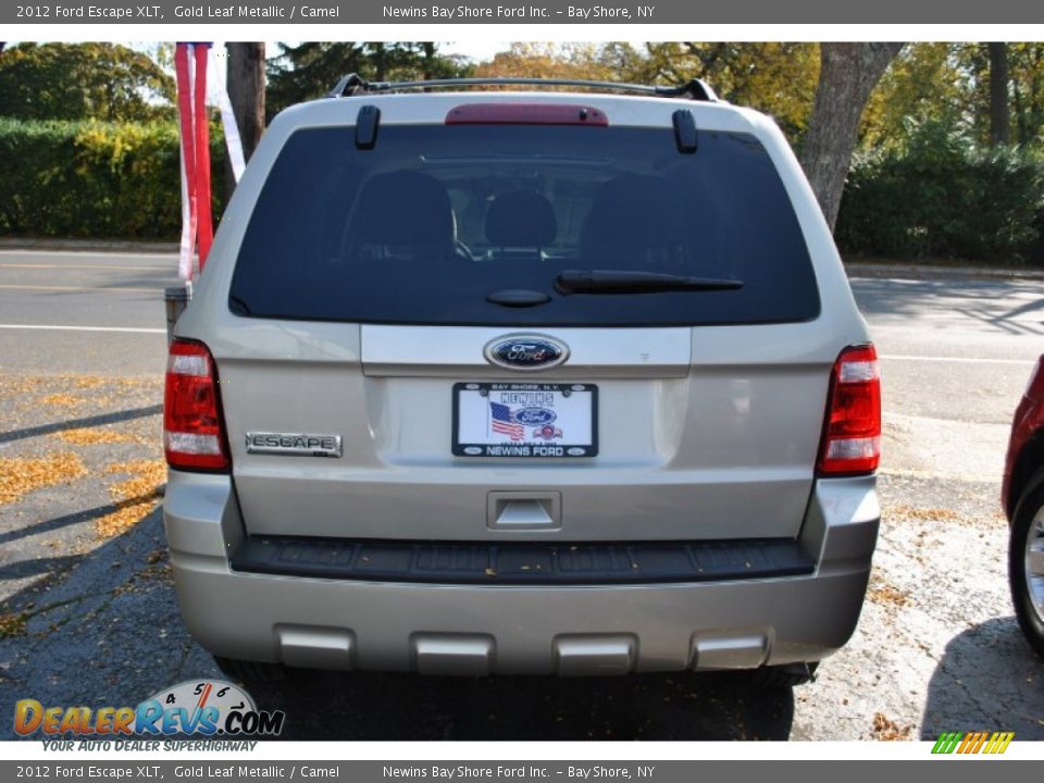 2012 Ford Escape XLT Gold Leaf Metallic / Camel Photo #4
