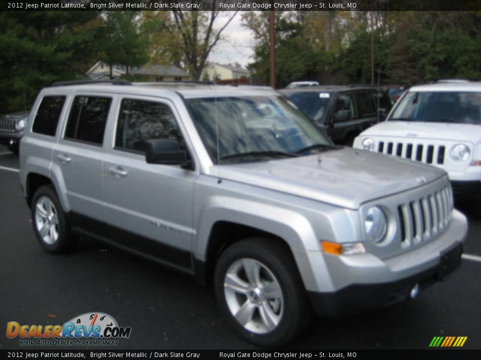 2012 Jeep Patriot Latitude Bright Silver Metallic / Dark Slate Gray Photo #2