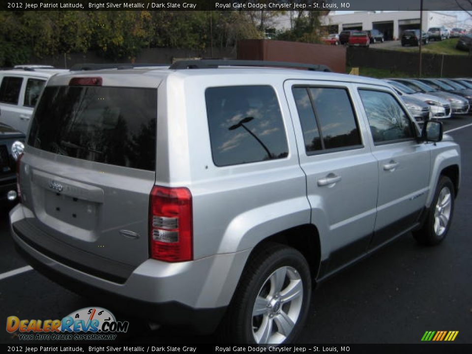 2012 Jeep Patriot Latitude Bright Silver Metallic / Dark Slate Gray Photo #3