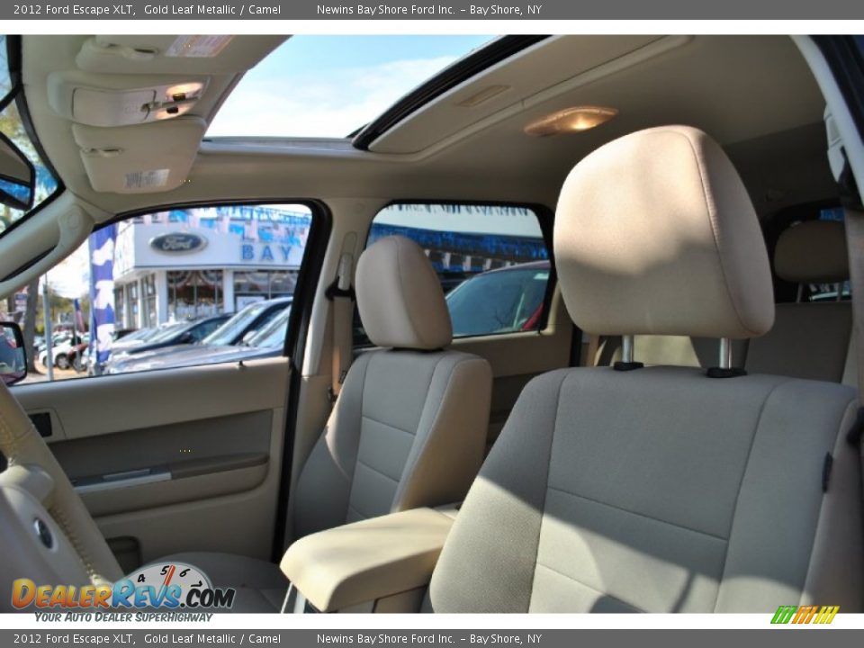 2012 Ford Escape XLT Gold Leaf Metallic / Camel Photo #13