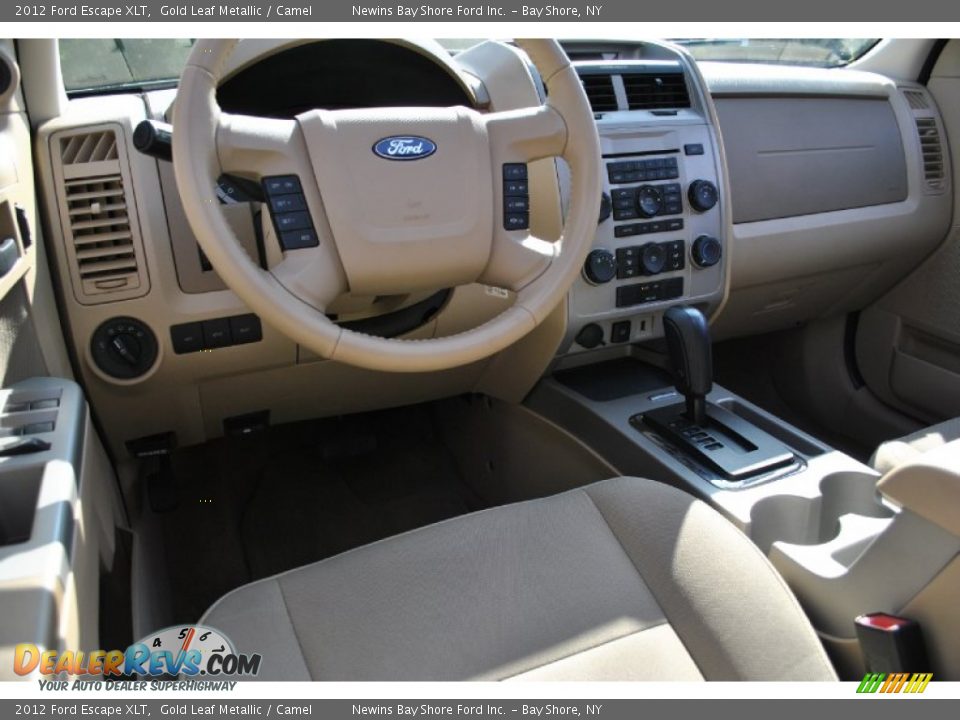 2012 Ford Escape XLT Gold Leaf Metallic / Camel Photo #15