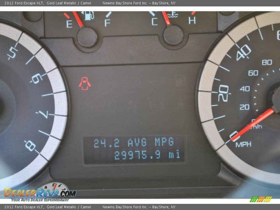 2012 Ford Escape XLT Gold Leaf Metallic / Camel Photo #16