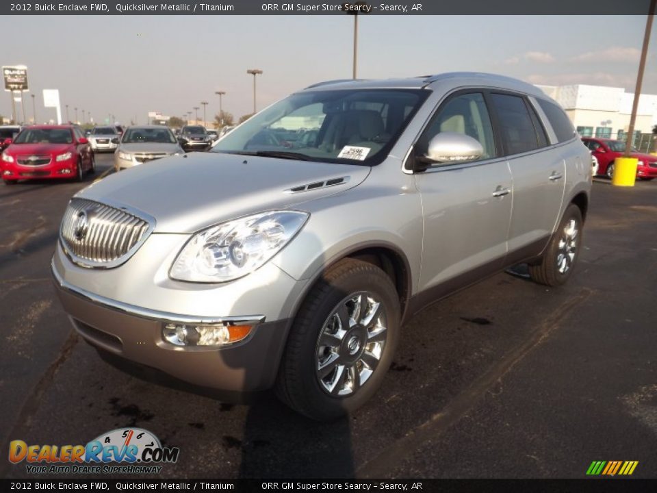 2012 Buick Enclave FWD Quicksilver Metallic / Titanium Photo #1