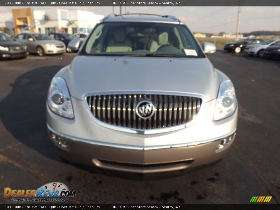 2012 Buick Enclave FWD Quicksilver Metallic / Titanium Photo #2