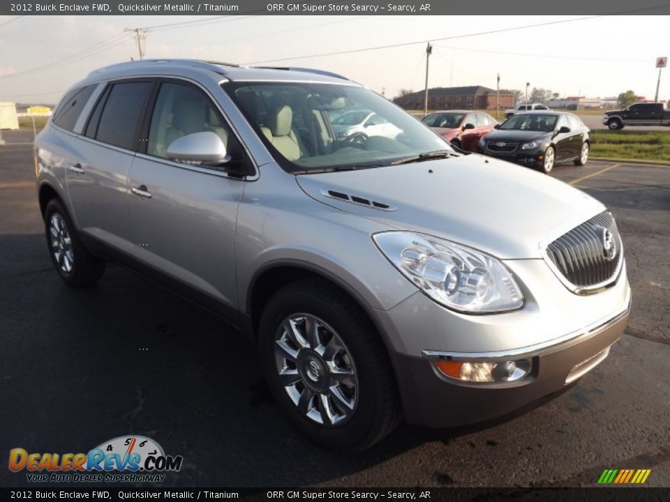 2012 Buick Enclave FWD Quicksilver Metallic / Titanium Photo #3
