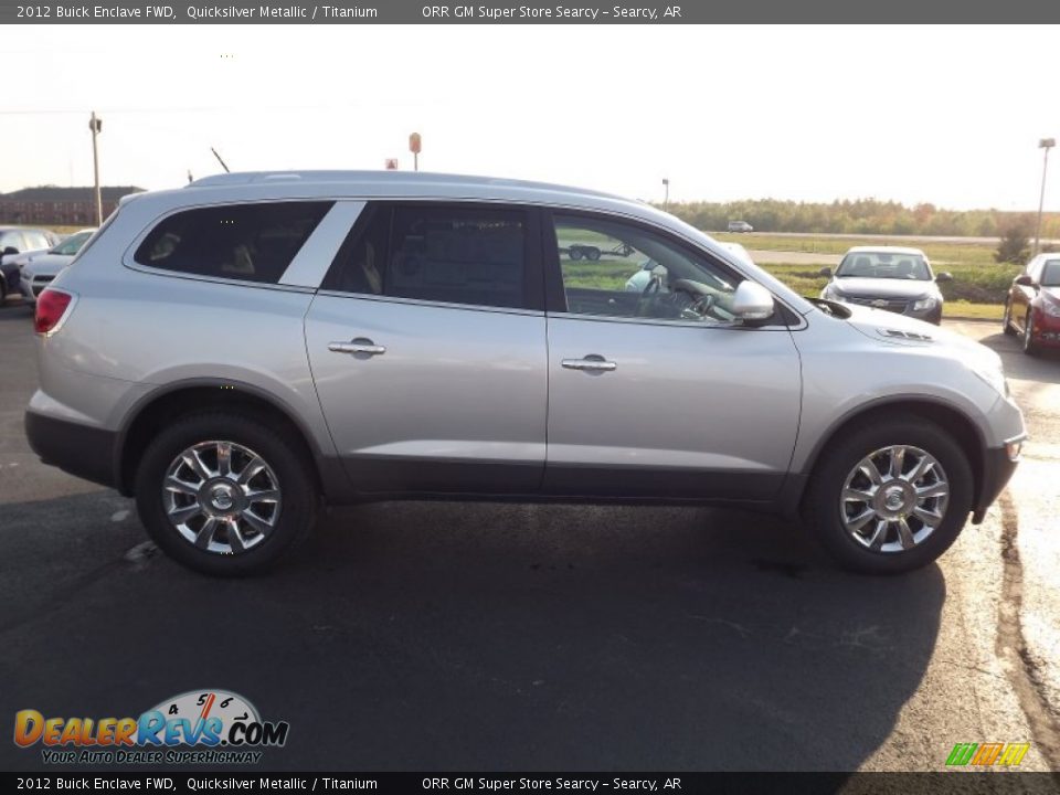 2012 Buick Enclave FWD Quicksilver Metallic / Titanium Photo #4