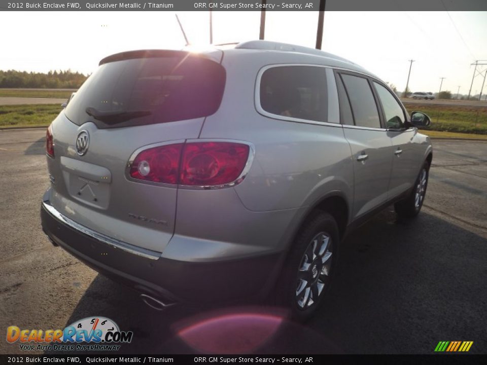 2012 Buick Enclave FWD Quicksilver Metallic / Titanium Photo #5