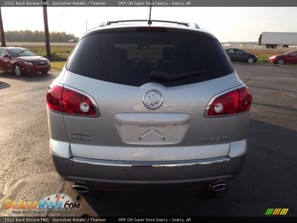 2012 Buick Enclave FWD Quicksilver Metallic / Titanium Photo #6