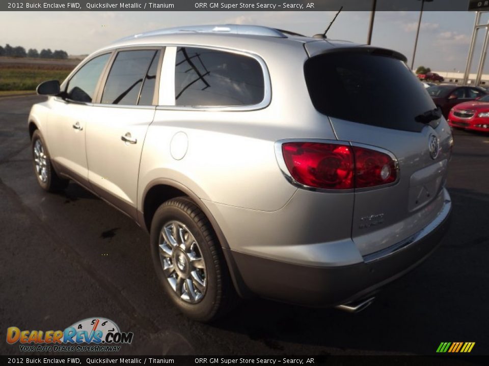 2012 Buick Enclave FWD Quicksilver Metallic / Titanium Photo #7