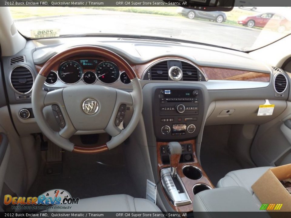 2012 Buick Enclave FWD Quicksilver Metallic / Titanium Photo #9